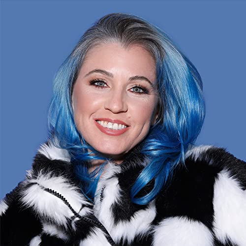 Splat Color Crush-Kalın Saç Köpüğü Saç Rengi-5-10 Yıkama Sürer Şişe Başına Birden Fazla Uygulama (Mavi)
