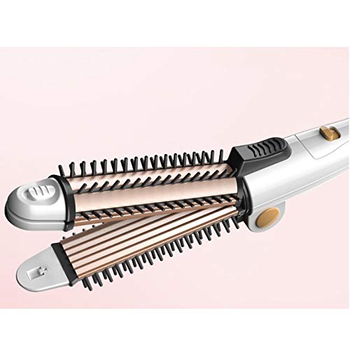 YFQHDD ısıtma elektrikli seramik saç düzleştirici tarak fırça doğrultma ütüler pürüzsüz fırça tarak demir şekillendirici Aracı