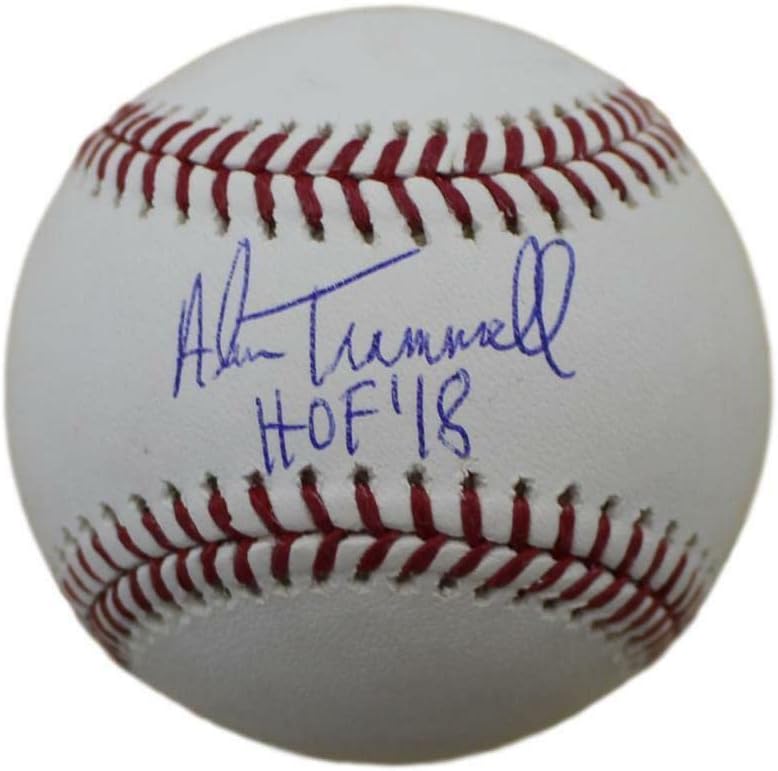 Alan Trammell İmzalı / İmzalı Detroit Tigers OML Beyzbol HOF JSA 11896-İmzalı Beyzbol Topları
