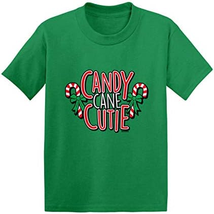 Haase Sınırsız baston şeker Tatlı Sevimli Tatlı Bebek / Yürümeye Başlayan pamuklu jarse T-Shirt