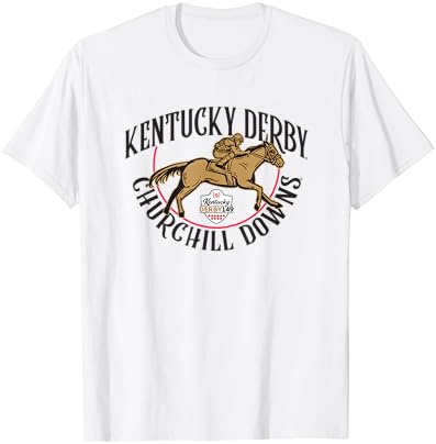Kentucky Derby Resmi Lisanslı Tempo Ayarlayıcı Logo Tişört