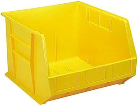 Askı ve İstif Saklama Kutusu, Sarı, Polipropilen, 75 lb Yük Kapasitesi