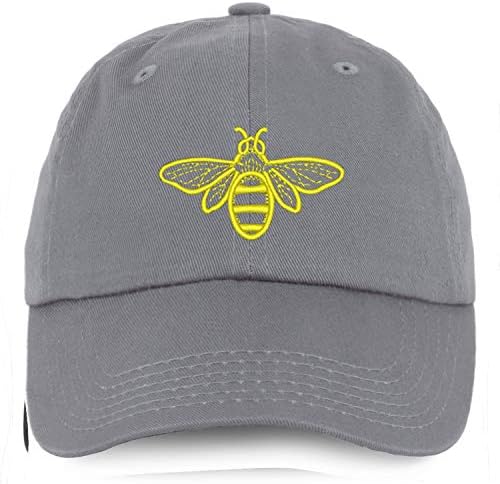 Trendy Giyim Mağazası Gençlik Arı İşlemeli Yapılandırılmamış Pamuklu Beyzbol Şapkası
