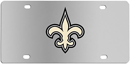 Siskiyou Sports NFL New Orleans Saints Dijital Grafikli Çelik Plaka