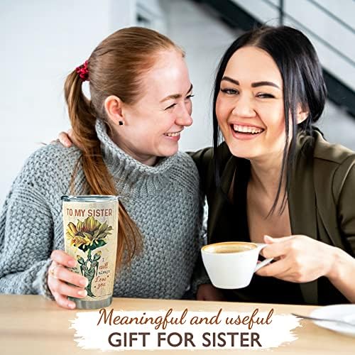 Vprintes Sisters Gifts from Sister-Anneler günü Hediyeleri için Kardeş, Doğum Günü Hediyeleri için Kardeş, Kardeş Noel Hediyeleri-20oz