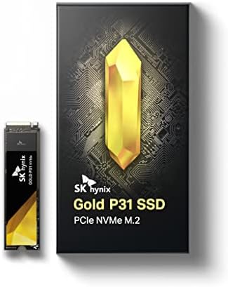 SK hynıx Altın P31 1 TB PCIe NVMe Gen3 M. 2 2280 Dahili SSD, 3500 mb / s'ye kadar, kompakt M. 2 SSD Form Faktörü SSD, 128 Katmanlı