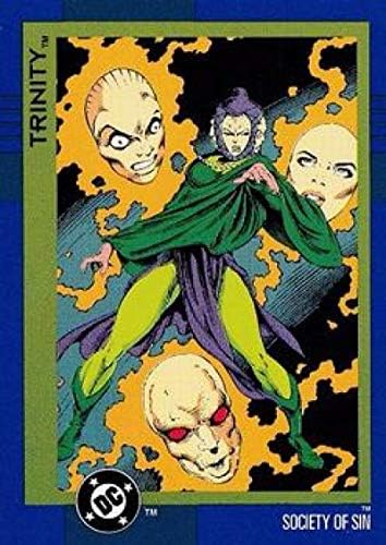 1993 SkyBox DC Cosmic Teams Spor Dışı 130 Trinity Comic Temalı Standart Boyutlu İşlem Kartı Raw (MT dışı veya Daha İyisi) Durumda