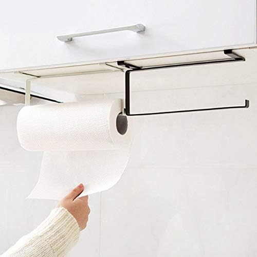 N / A Mutfak rulo kağıt havlu tutucu Kağıt Havlu Askısı Soyunma Ücretsiz Delme Raf Banyo Aksesuarları Kontrol (Boyut : A)