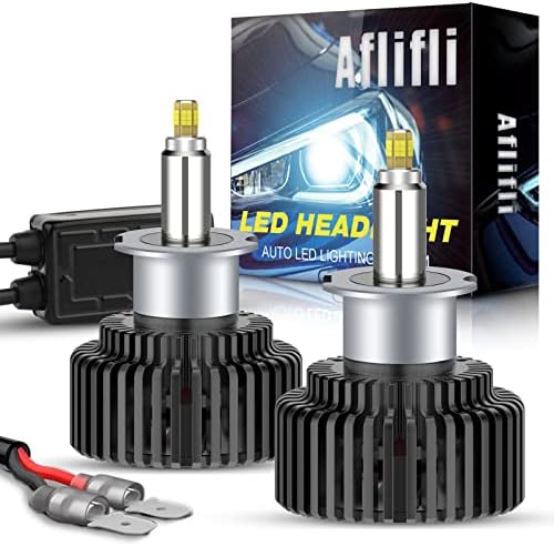 AFLIFLI H3 LED Far Lambaları veya Sis Farları 2023 Yeni Set 6 Taraflı CSP Cips 360 Derece 20000LM Süper Parlak Beyaz 6000K, Araba LED
