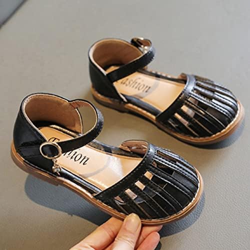 Çocuk Çocuk Sandalet Moda Burnu açık Prenses Ayakkabı Yumuşak Tabanlı Cut Out plaj sandaletleri Rahat bebek ayakkabıları