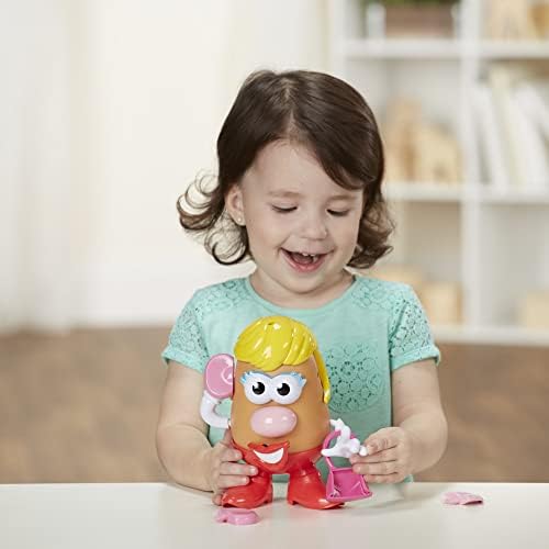 Patates kafa Bayan patates kafa 2 yaş ve üstü çocuklar için klasik oyuncak, komik yüzler oluşturmak için 12 parça ve parça içerir