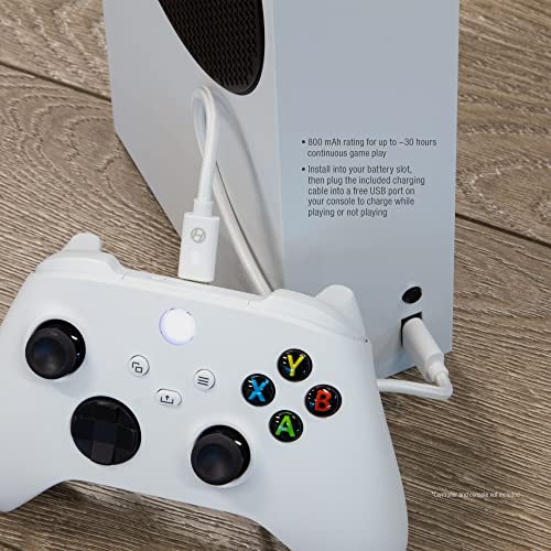 Xbox Kablosuz Denetleyicisi için Hyperkin Game N' Charge Pil Takımı (Xbox Serisi X / Xbox Serisi S) (Beyaz) - Xbox Serisi X;