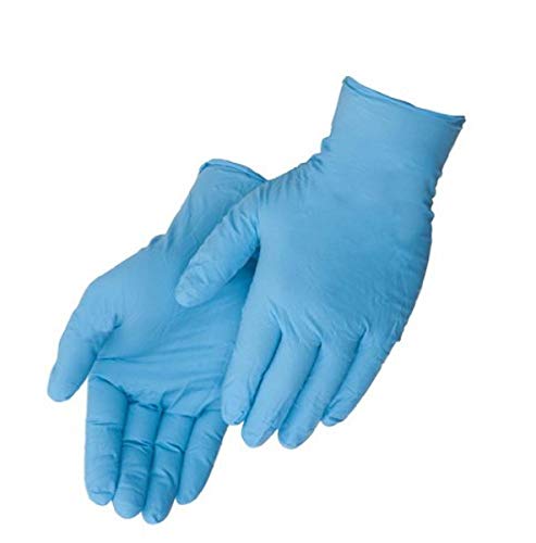 Liberty Glove & Safety T2010W / XS Duraskin Nitril Endüstriyel Eldiven, Pudrasız, Tek Kullanımlık, 4 mil Kalınlık, X-Küçük, Mavi (100'lü