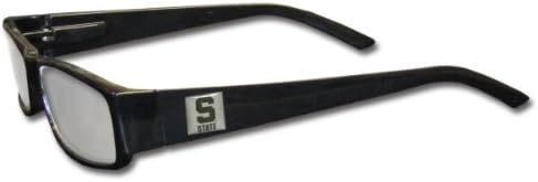 NCAA Siskiyou Spor Fan Mağazası Michigan State Spartalılar Klasik okuma gözlüğü Okuma Gücü: + 2.50 Siyah