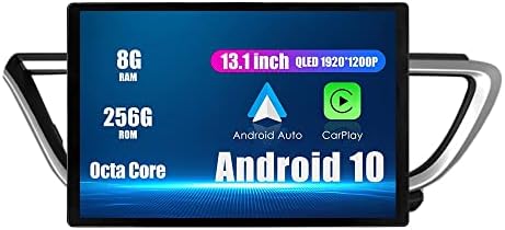 WOSTOKE 13.1 Android Radyo CarPlay & Android Oto Autoradio Araç Navigasyon Stereo Multimedya Oynatıcı GPS Dokunmatik Ekran RDS DSP