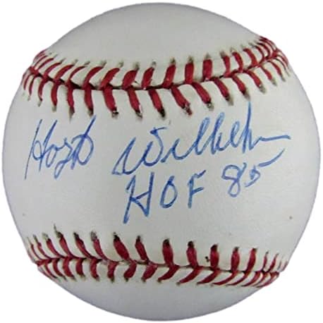 Hoyt Wilhelm İmzalı / Inscr Rawlings OAL Beyzbol Beyaz Sox PSA / DNA 176958-İmzalı Beyzbol Topları
