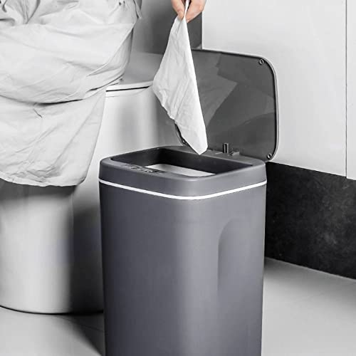 ABECEL çöp tenekesi, 16L Akıllı çöp tenekesi Otomatik sensörlü çöp kovası Sensörü Elektrikli çöp kutusu Ev çöp kutusu Mutfak Banyo