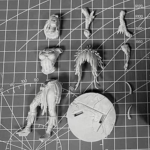 ETRİYE 75mm 1/24 Reçine Karakter Modeli Antik Tribal Rahibe Döküm Model Minyatür Kiti (Demonte ve Boyasız) / Fs932
