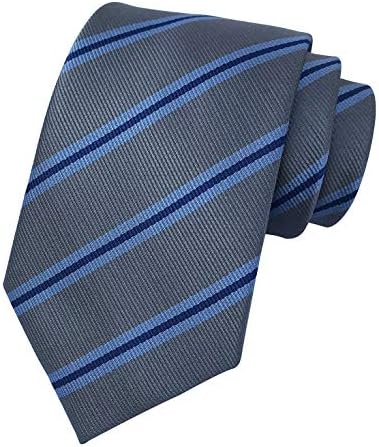 Çizgili kravatlar erkekler için erkek Moda Repp grafik Dokuma ipek resmi iş kravat