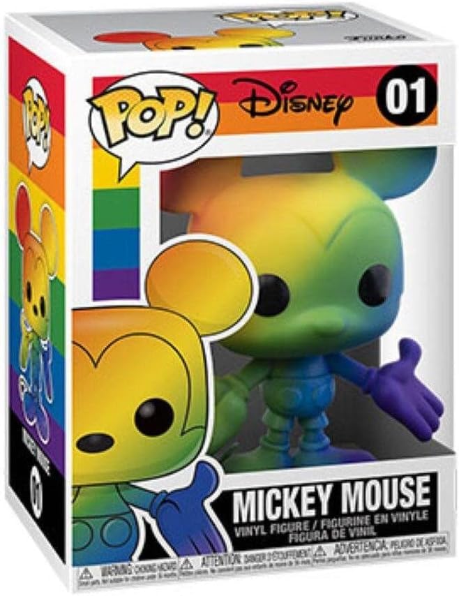 Funko Pop! Disney: Gurur-Mickey Mouse (Gökkuşağı), 3,75 inç