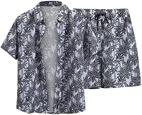 Bmısegm Yaz erkek Gömlek Erkek Gömlek Şort plaj pantolonları Takım Homecoming Kıyafet Erkekler için