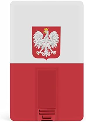 Polonya bayrağı Kartal Kredi Kartı USB bellek Sürücüler Kişiselleştirilmiş Memory Stick Anahtar Kurumsal Hediyeler ve Promosyon Hediye