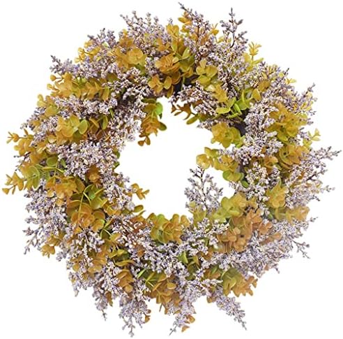 ZHYH Okaliptüs Yaprağı Çelenk El Yapımı DIY Sevgililer Günü yapay çiçekler Yapraklar Çelenkler Tatil Dekorasyon Ev Kapı için