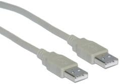 PCCONNECT USB 2.0 Tip A Erkek-Tip A Erkek Kablo, 6 Ayak