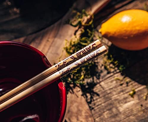 Harry Potter Anime Trio Japon seramik yemek takımı Seti | 20 Ons Ramen erişte kasesi ve tahta çubuklar İçerir / Ev ve Mutfak için Asya