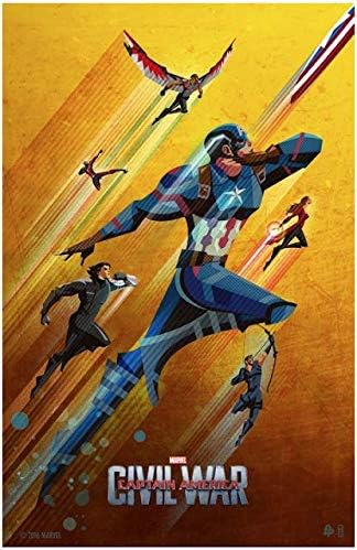 KAPTAN AMERİKA İÇ savaşı 3-11 SET x 17 Orijinal Promo Film Afiş Marvel DMR