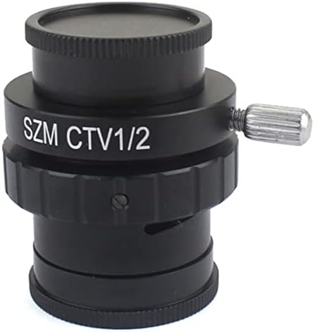 Mikroskop Aksesuarları Kiti Yetişkinler için 0. 3X0. 5X1 / 2 1/3 1X C-Mount lens adaptörü Trinoküler Stereo Mikroskop Laboratuar Sarf