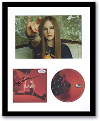 Avril Lavigne Aşk Sux İMZA İmzalı Özel Çerçeveli 11x14 CD Ekran G ACOA