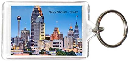 Texas ABD Amerika Birleşik Devletleri Akrilik Anahtarlıklar Anahtarlıklar Tutucular San Antonio