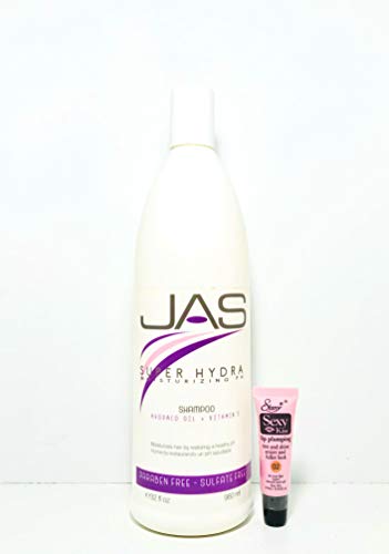 JAS Süper Hydra Nemlendirici Ph Şampuan Avokado Yağı + E Vitamini 32 Oz Ücretsiz Yıldızlı Dudak Parlatıcısı 10 Ml