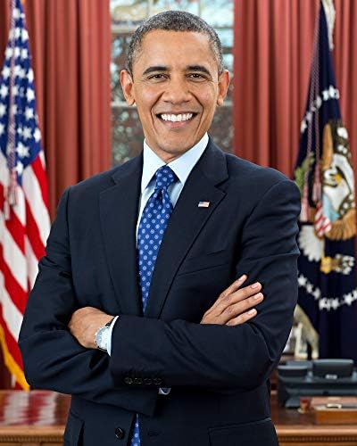 Barack Obama Fotoğrafı-2012'den Kalma Tarihi Sanat Eseri-ABD Başkanı Portresi - (4 x 6) - Yarı Parlak