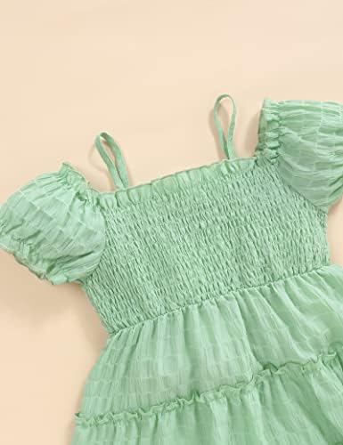 bilison Toddler Bebek Kız Elbise Çiçek Kız Tutu Elbiseler Düğün Doğum Günü Partisi için 2-6 T
