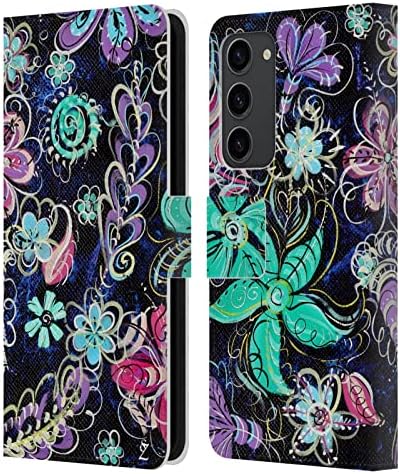 Kafa Kılıf Tasarımları Resmi Lisanslı Suzan Lind Barış Yorgan Renkler ve Desenler Deri Kitap Cüzdan Kılıf Kapak Samsung Galaxy S23+