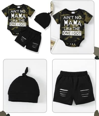 NZRVAWS Bebek Erkek Bebek Giysileri Yeni Doğan Erkek Kıyafetler Kısa Kollu Romper Bodysuit + Şort Pantolon Yaz Erkek Bebek Giyim