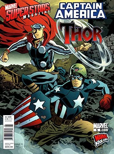 Marvel Süper Yıldızları Dergisi 5 VF / NM; Marvel çizgi romanı / Kaptan Amerika Thor