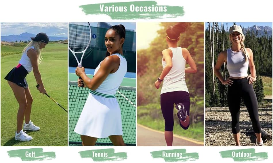 COOrun kadın Golf Gömlek Kolsuz Polo Tankı Üstleri Hızlı Kuru Atletik Tenis T-Shirt Fermuarlı