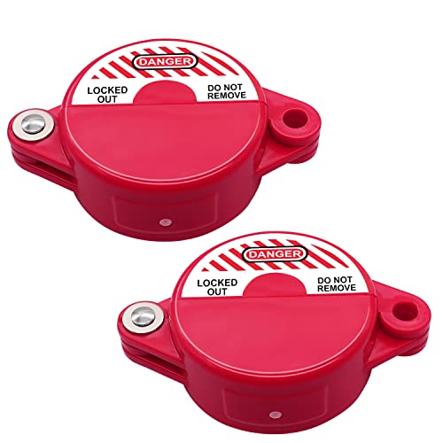 smseace 2.5-5in Kırmızı sürgülü vana Kilitleme vana kilidi için Kullanılan Açık musluk Su Tıkaç Kilidi
