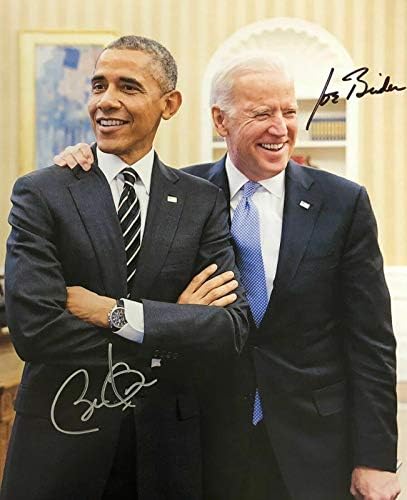 Joe Biden ve Barack Obama imzalı fotoğraf rp'sini yeniden bastı