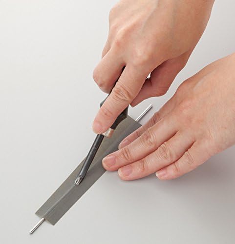 Kyoshin Elle Leathercraft Deluxe Hassas Deri Kenar Beveller 0.8 mm Edger Boyutu 1, Bıçak Kalemtıraş ile, Deri İşleme için