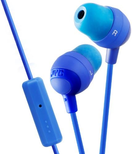JVC HAFR37A Marshmallow Mikrofonlu Kulaklıklar, Mavi