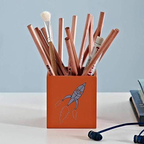 ZLDQBH Masası Kalem kalemlik Standı Çok Amaçlı Kullanım Kalem Fincan Pot masa düzenleyici, 7.5x7. 5x8cm