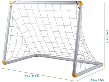 Yosoo Sağlık Dişli Yedek Futbol Net Naylon Futbol Gol Net Yedek Dayanıklı Gol Ağları ve Futbol Gol Sapanlar için Açık spor futbol topu