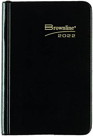Brownline 2022 Temel Haftalık Cep Planlayıcısı, 12 Ay, Ocak-Aralık arası, Mükemmel Ciltleme, 4 x 2,625, Çeşitli Renkler (CB404.ASX-22)
