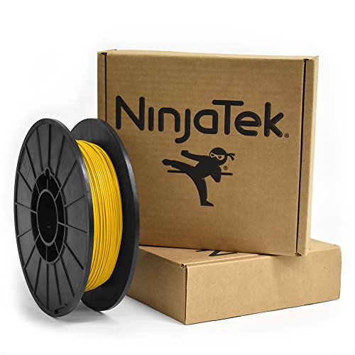 NınjaTek-3DNF0417505 3DNF04117505 NınjaFlex TPU Filamanı, 1,75 mm, TPE.5kg, Güneş (Sarı) (1'li Paket)