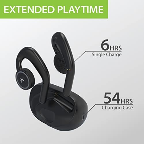 Avantree Candid-Yüksek Sesle ve Net Sesle TV İzlemek için Açık Kulak kablosuz kulaklık ve Bluetooth Verici, Ayarlanamayan Kulak Kancaları