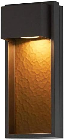 Portföy 15.9-in H Bronz Koyu Gökyüzü LED Dış Duvar lambası Enerji Yıldızı FS18-13